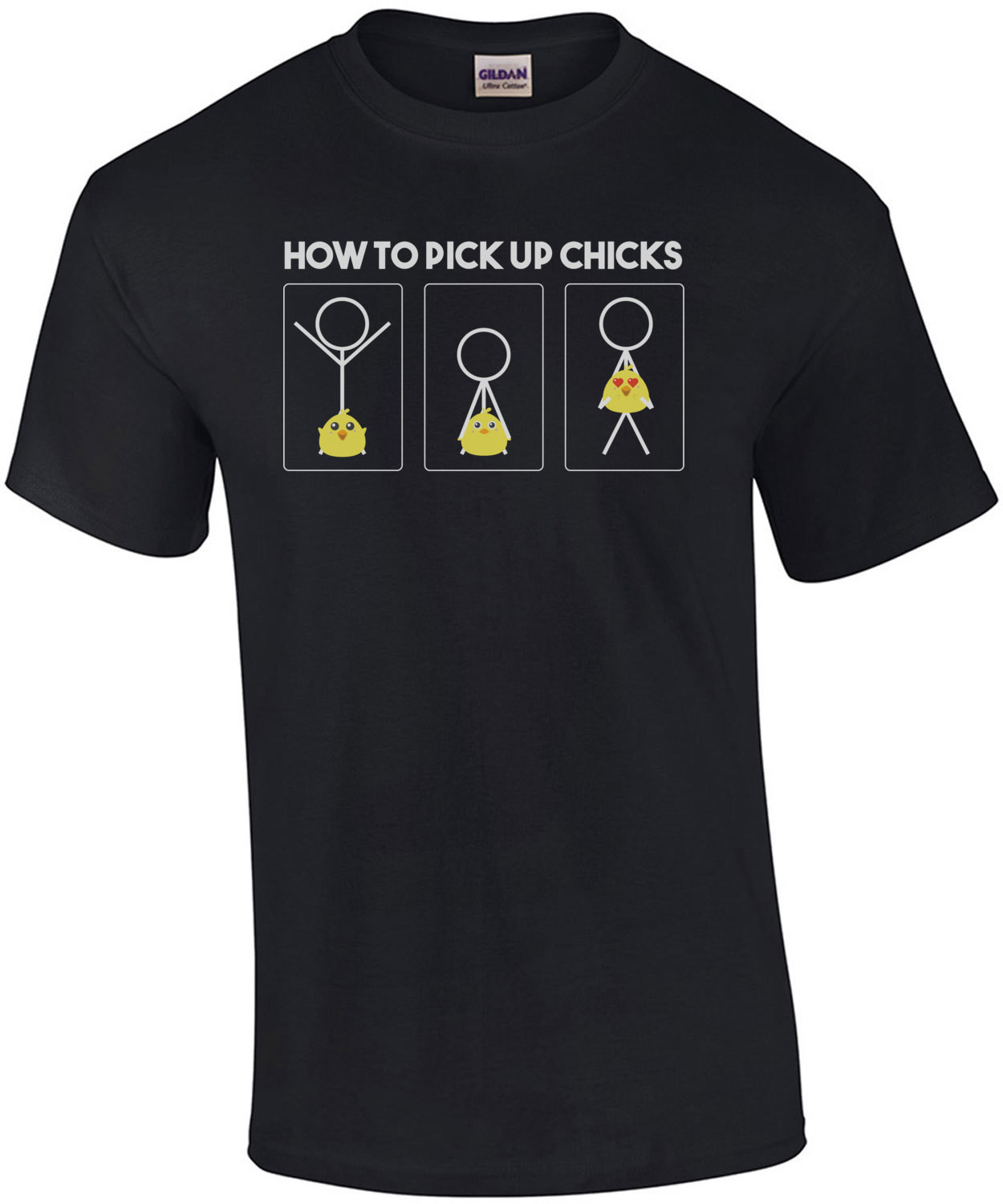 How to pick up chicks - funny t-shirt