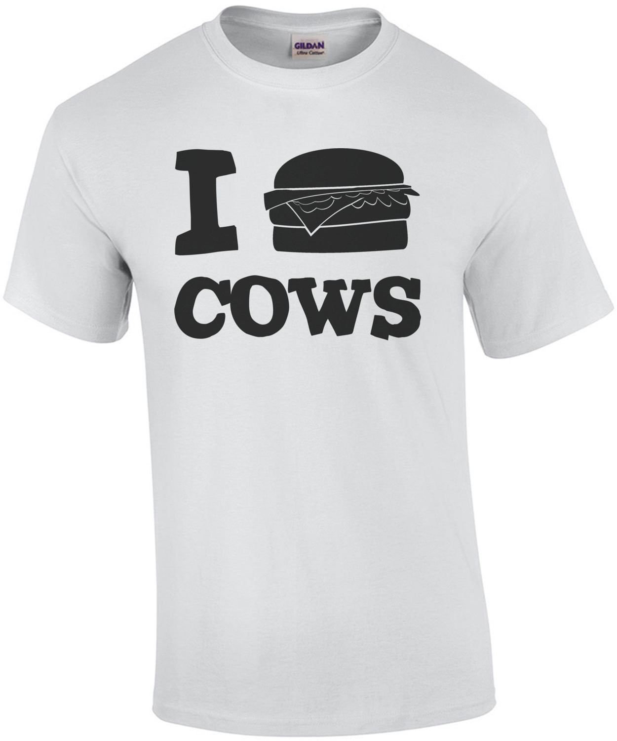I Burger Cows - I Love Cows - Funny Beef T-Shirt