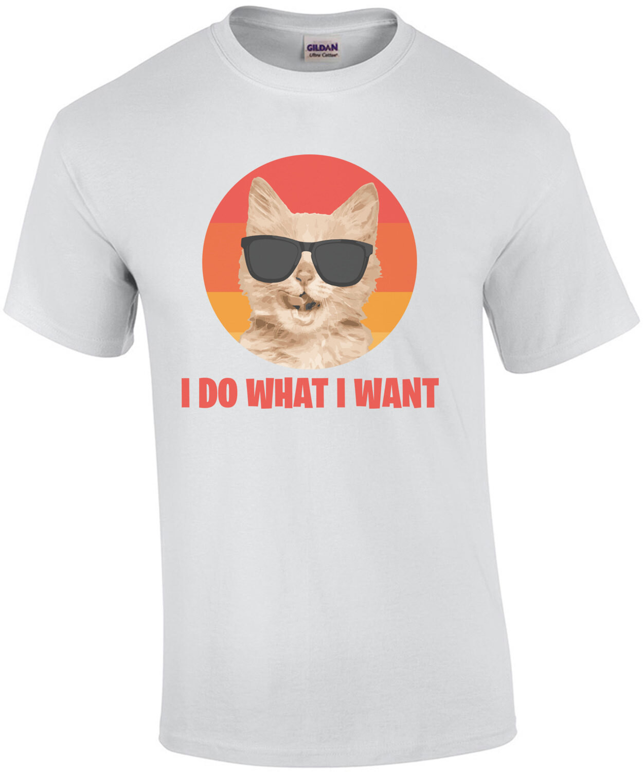 I do what I want Funny Cat T-Shirt