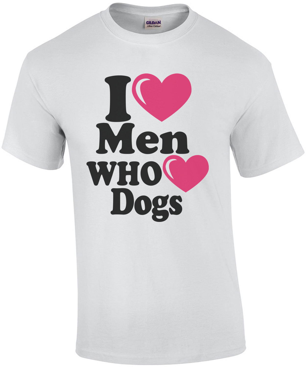 I Heart Men Who Heart Dogs T-Shirt