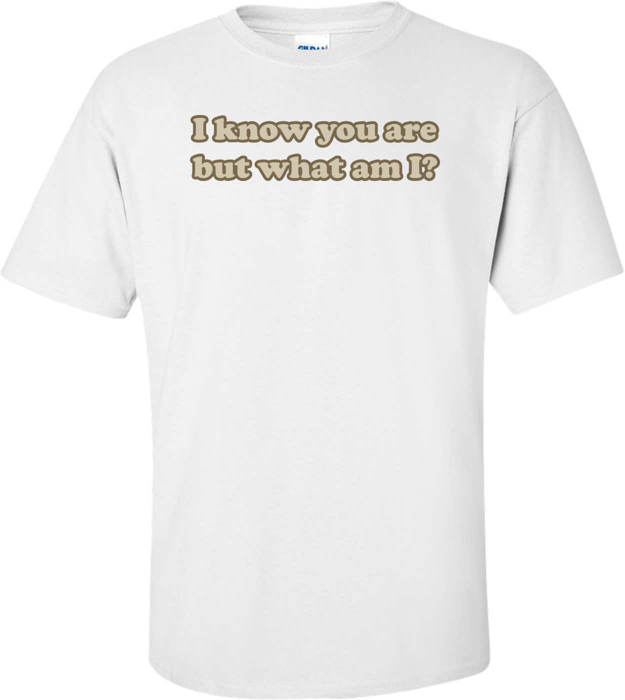I Know You Are But What Am I peewee 80's T-shirt