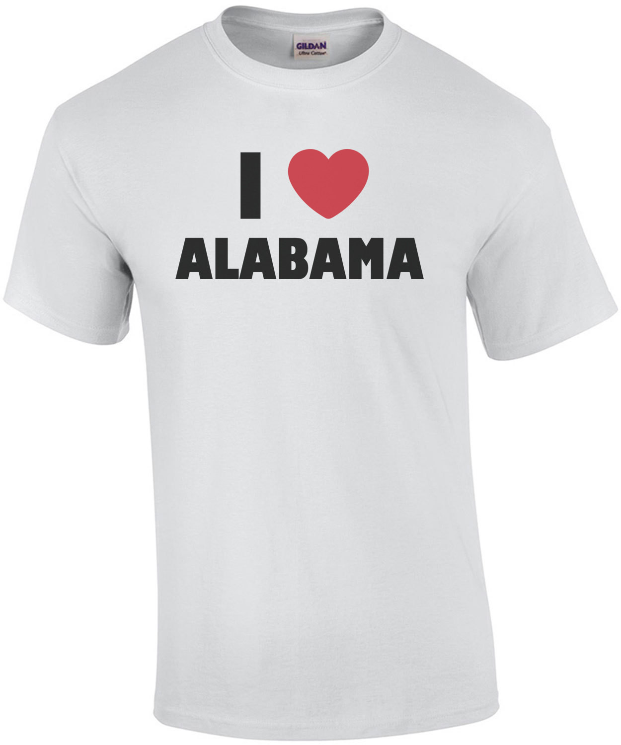 I love alabama - alabama t-shirt