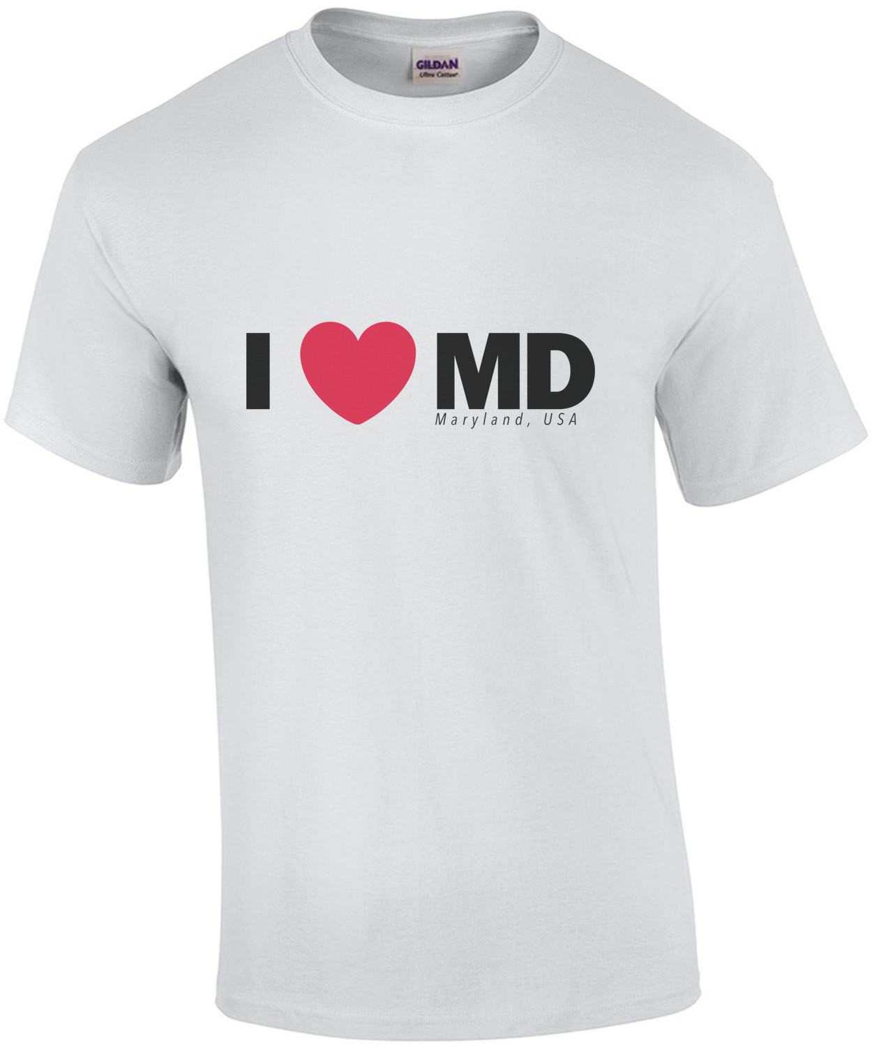 I Love (heart) MD - Maryland T-Shirt