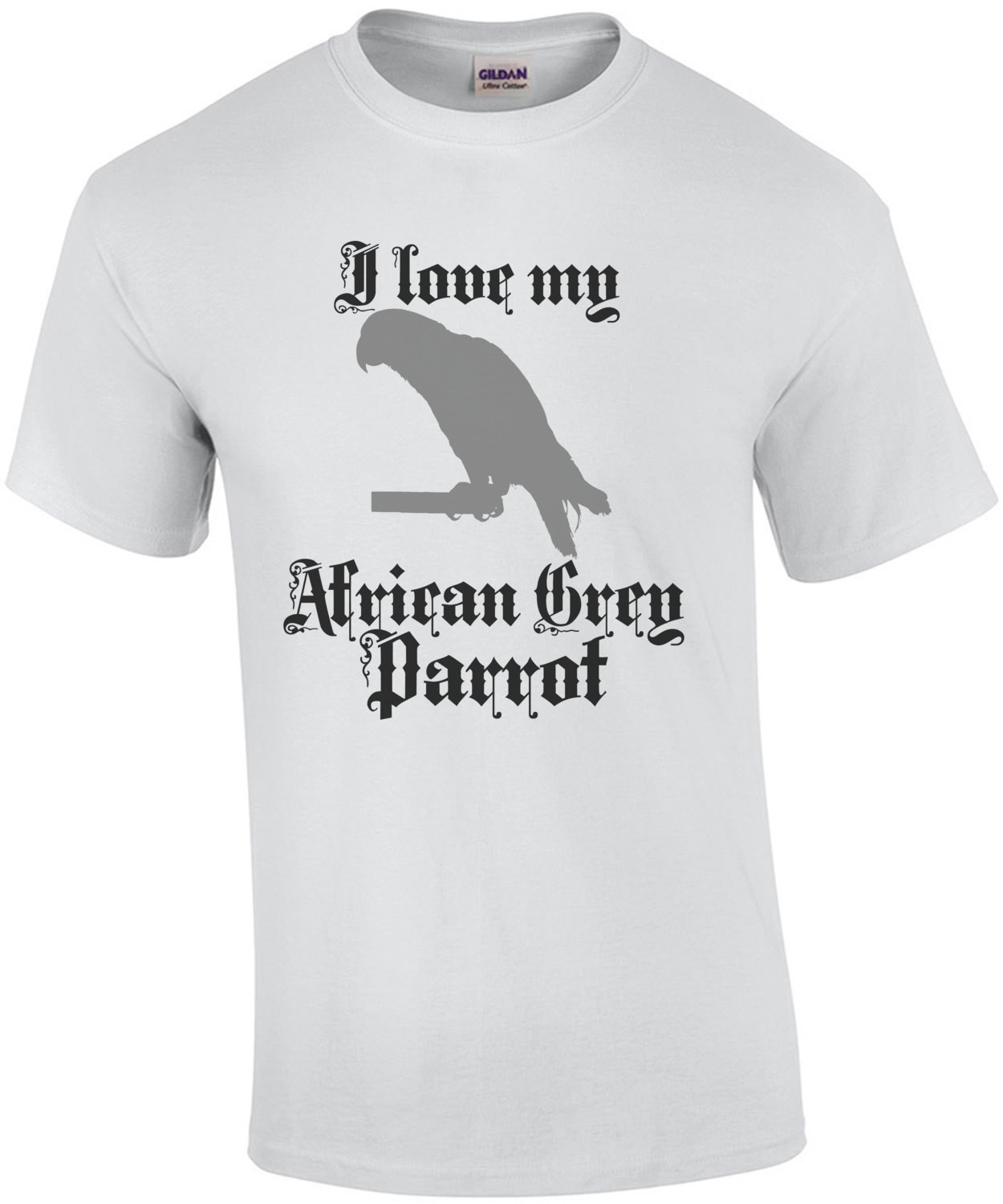 I Love My African Grey Parrot T-Shirt