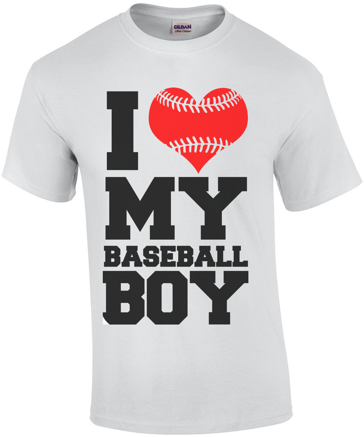 I Love My Baseball Boy T-Shirt