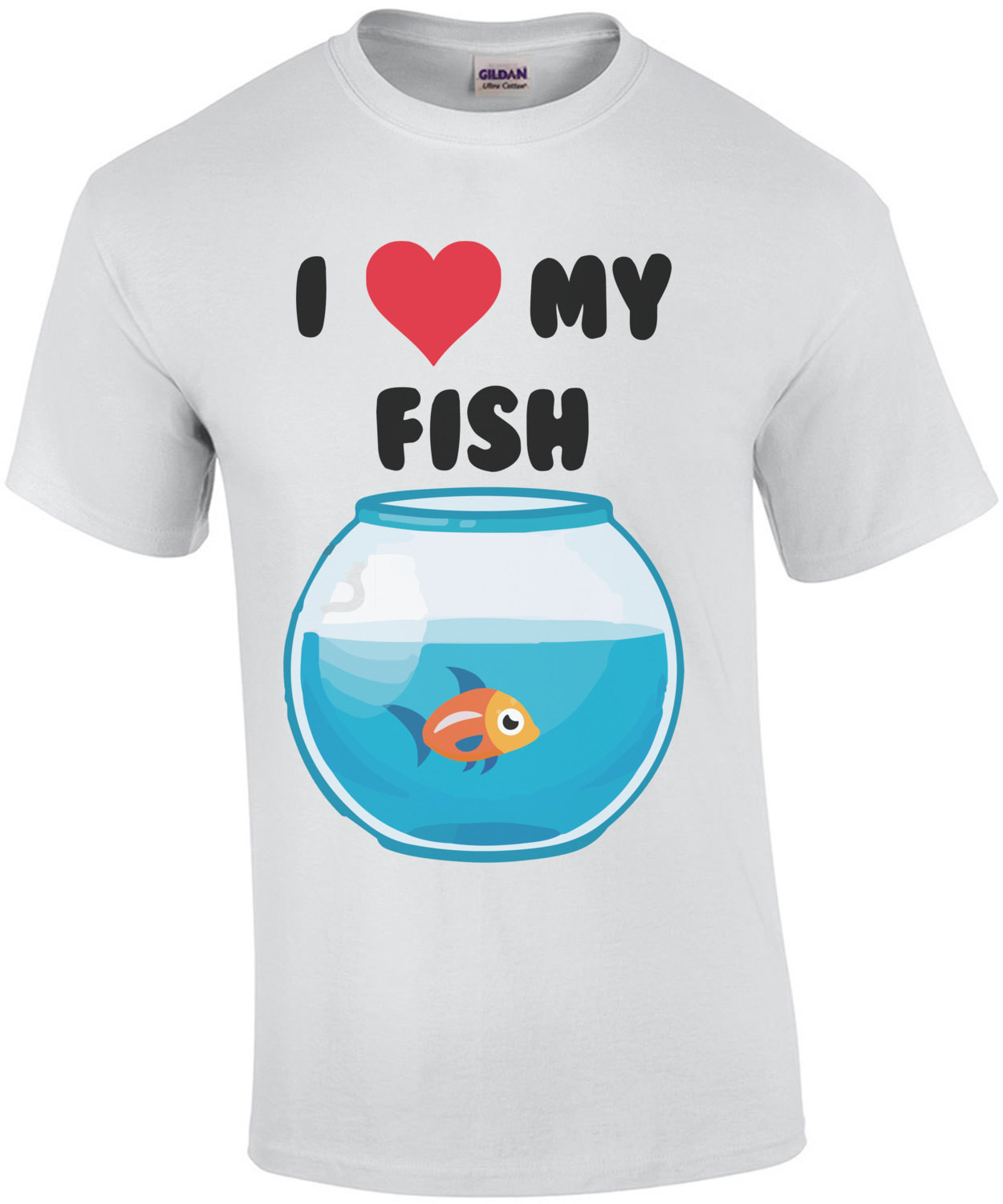 I love my fish - fish t-shirt