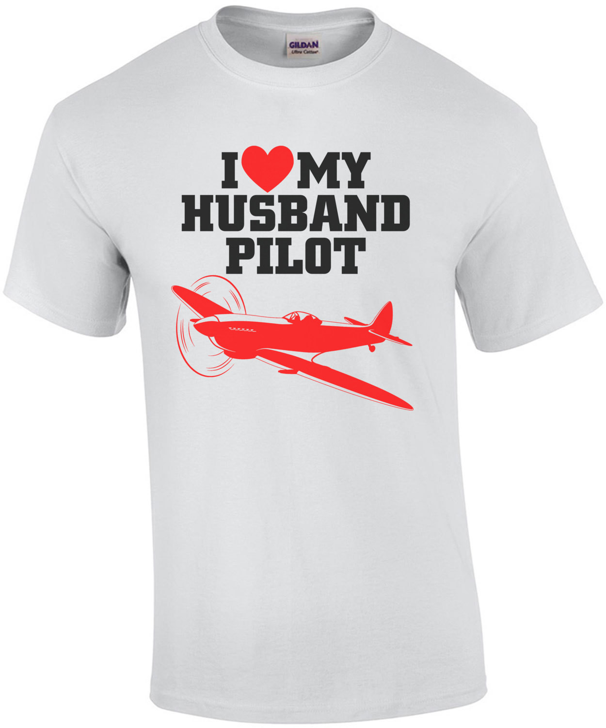 I Love My Husband Pilot T-Shirt