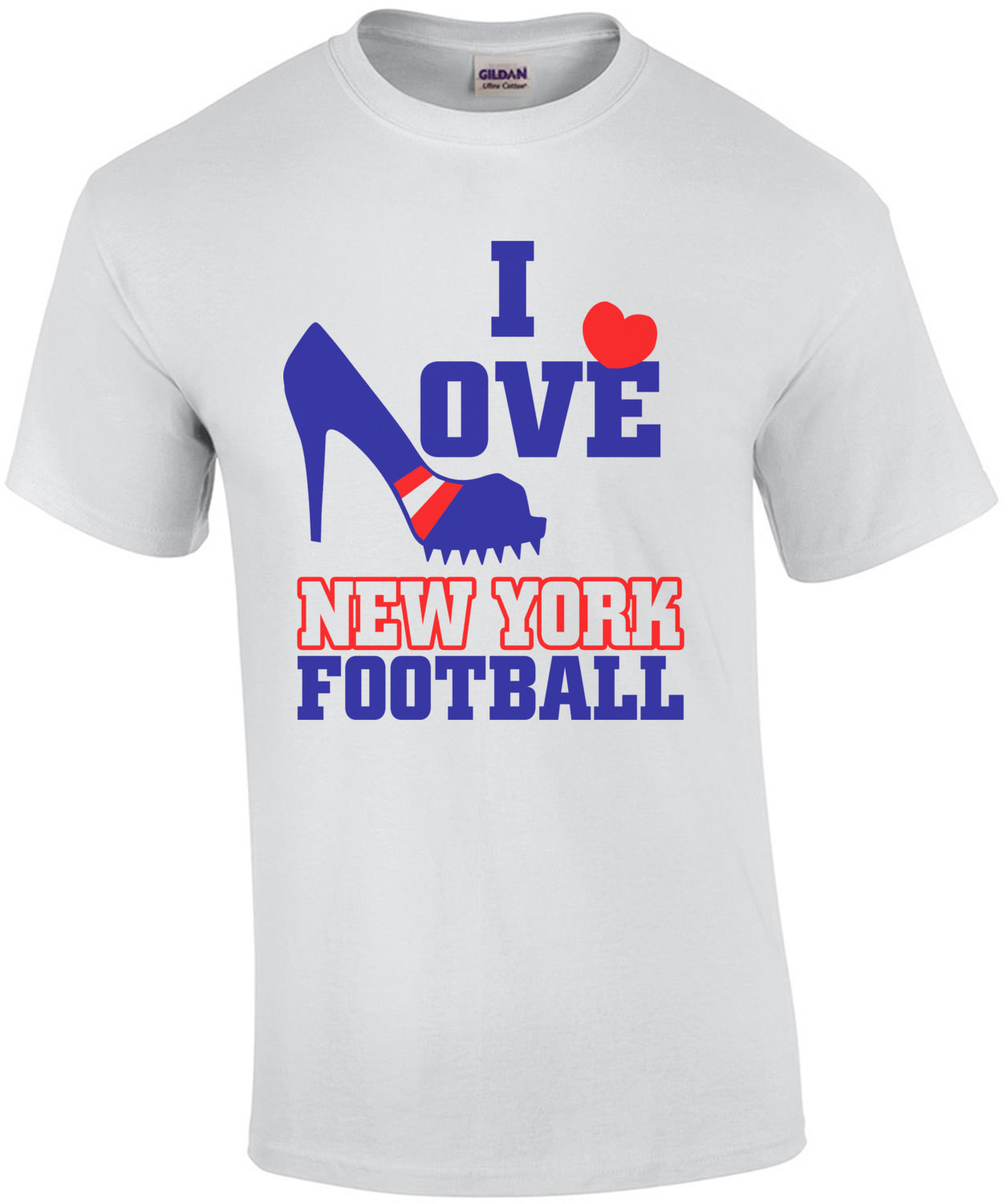 I Love New York Football T-Shirt