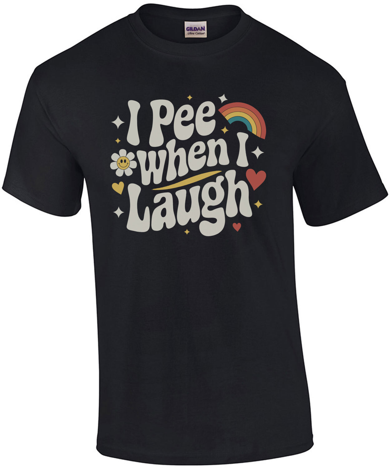 I pee when I laugh - funny ladies t-shirt