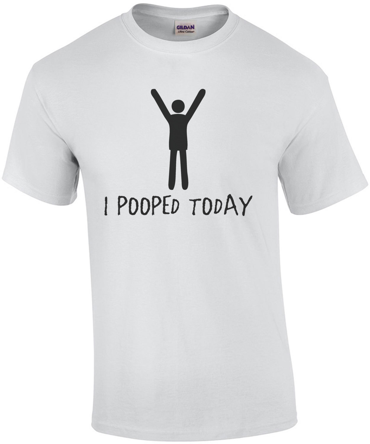 I pooped today - funny poop t-shirt