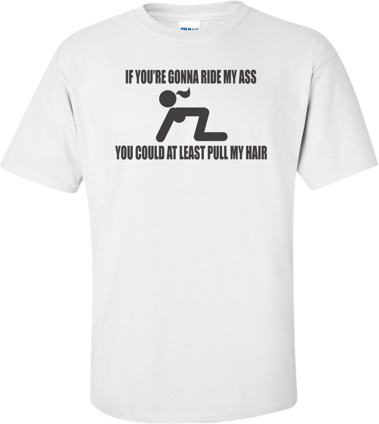 If You're Gonna Ride My Ass You Could At Least Pull My Hair T-shirt