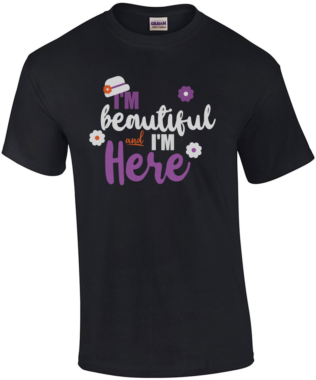 I'm Beautiful and I'm here - The Color Purple - 80's T-Shirt