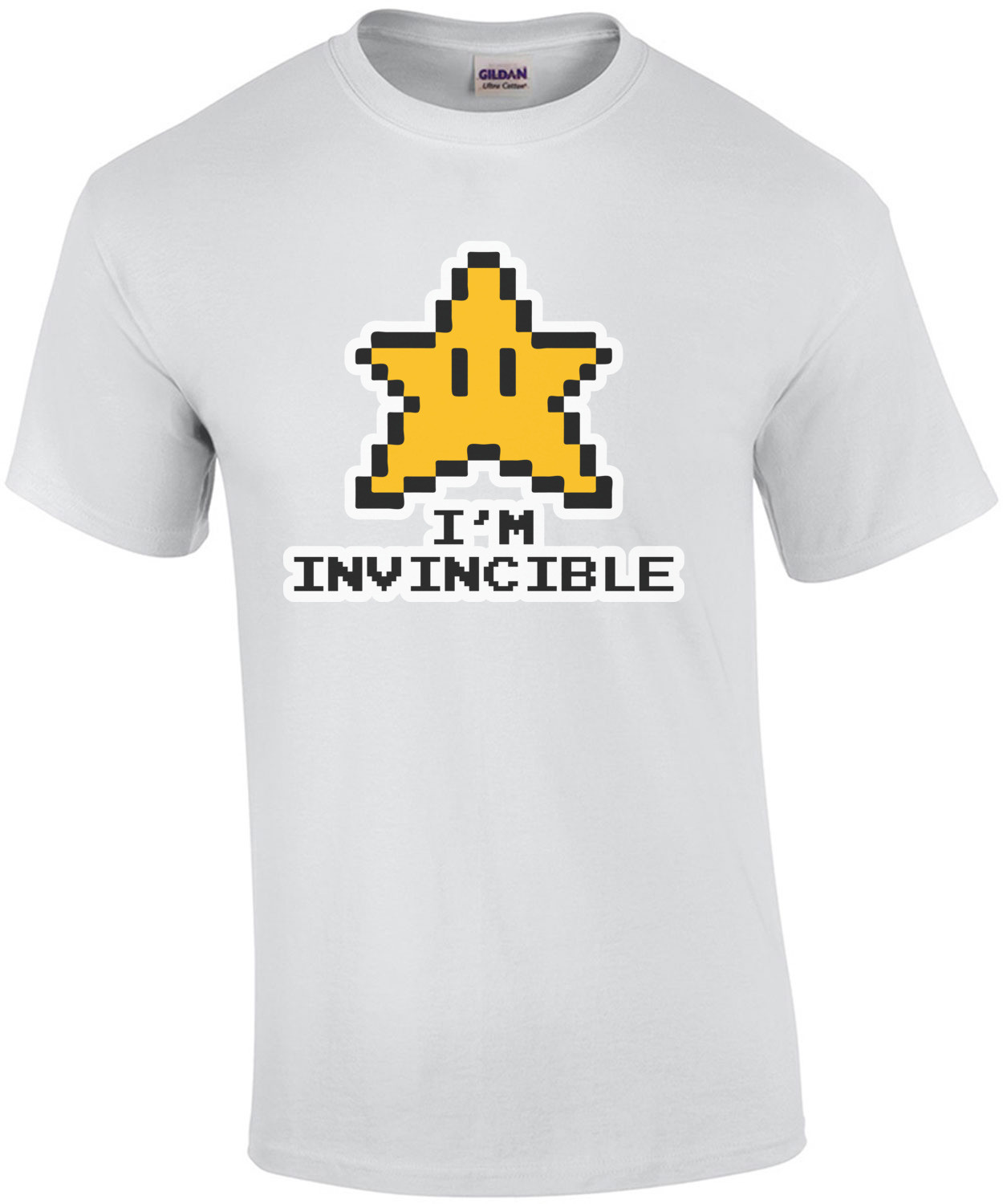 I'm invincible - Super Mario Bros T-Shirt