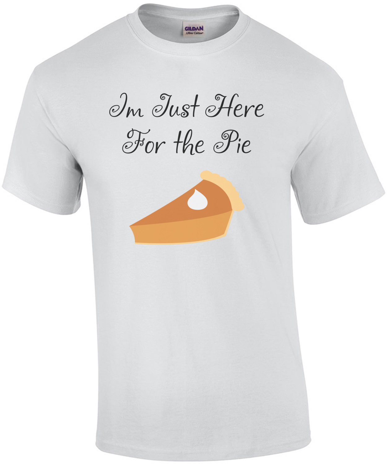 I'm just here for pie. Kids Thanksgiving T-Shirt