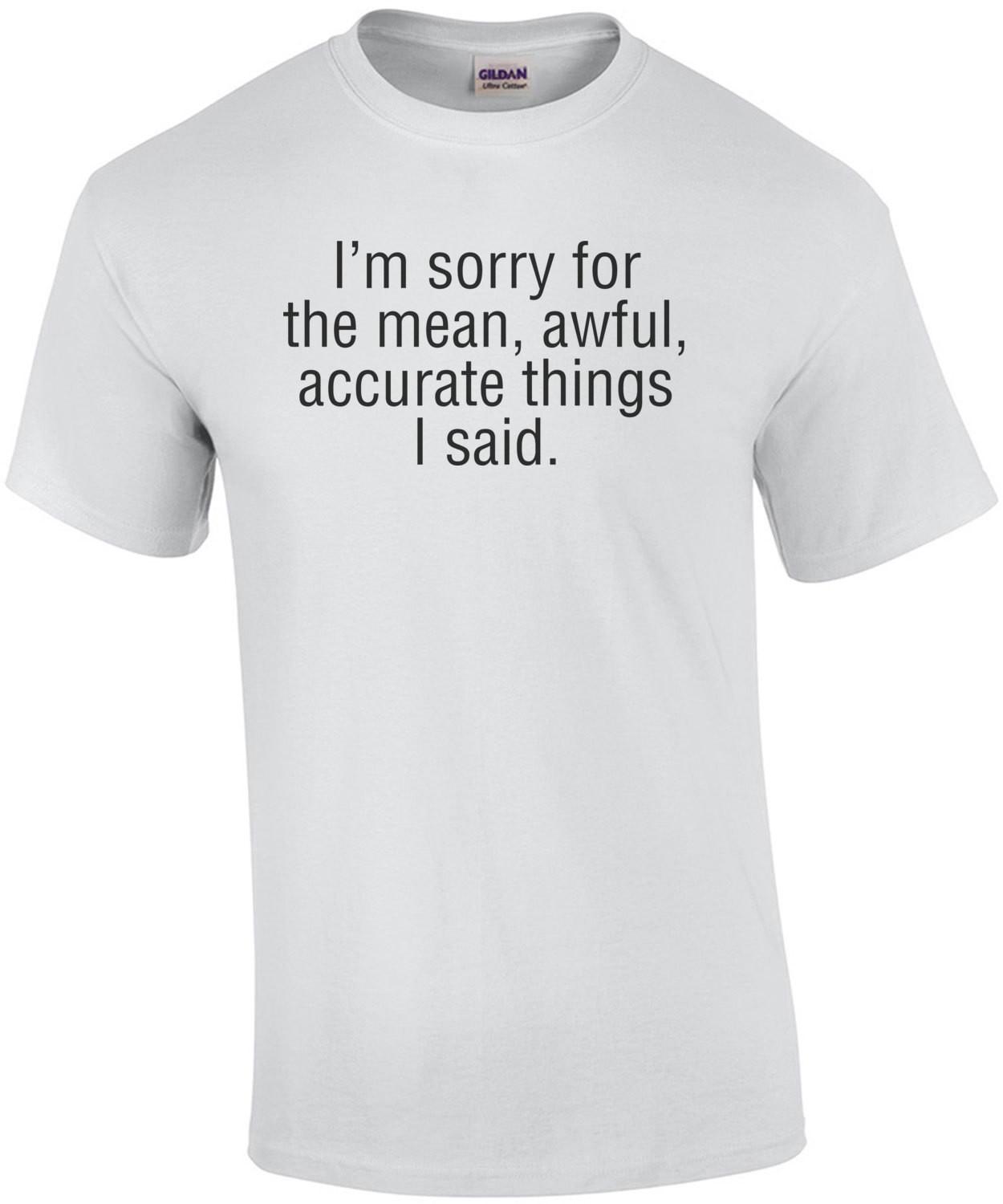I'm Sorry For The Mean Awful Accurate Things I Said T-Shirt