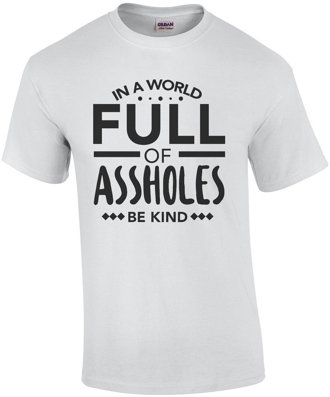 In a world full of assholes - be kind - funny t-shirt