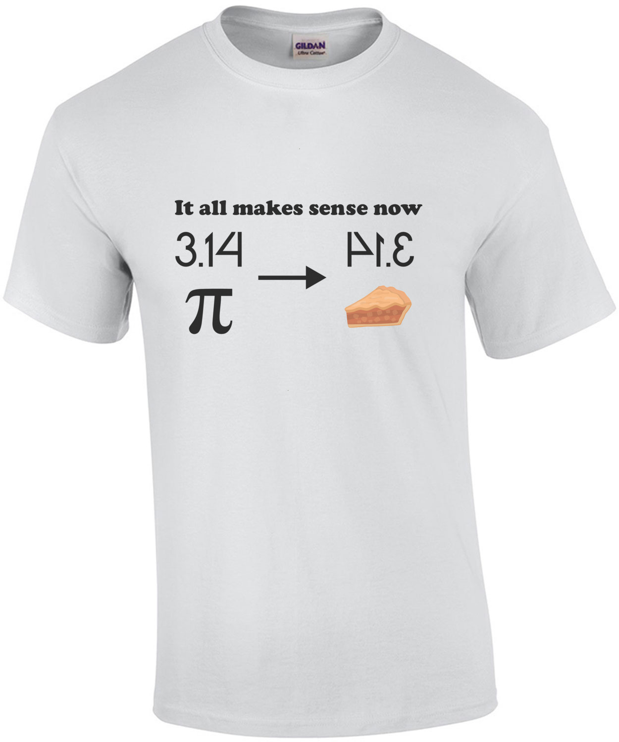 It all makes sense now pi t-shirt