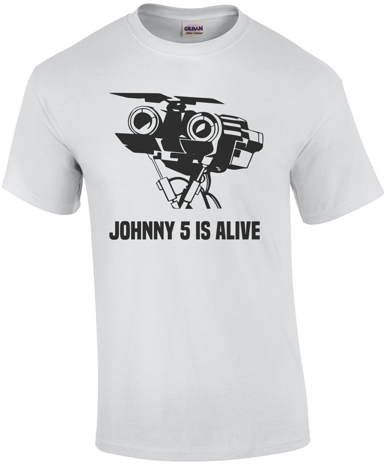 Johnny 5 is alive - Short Circuit - 80's T-Shirt