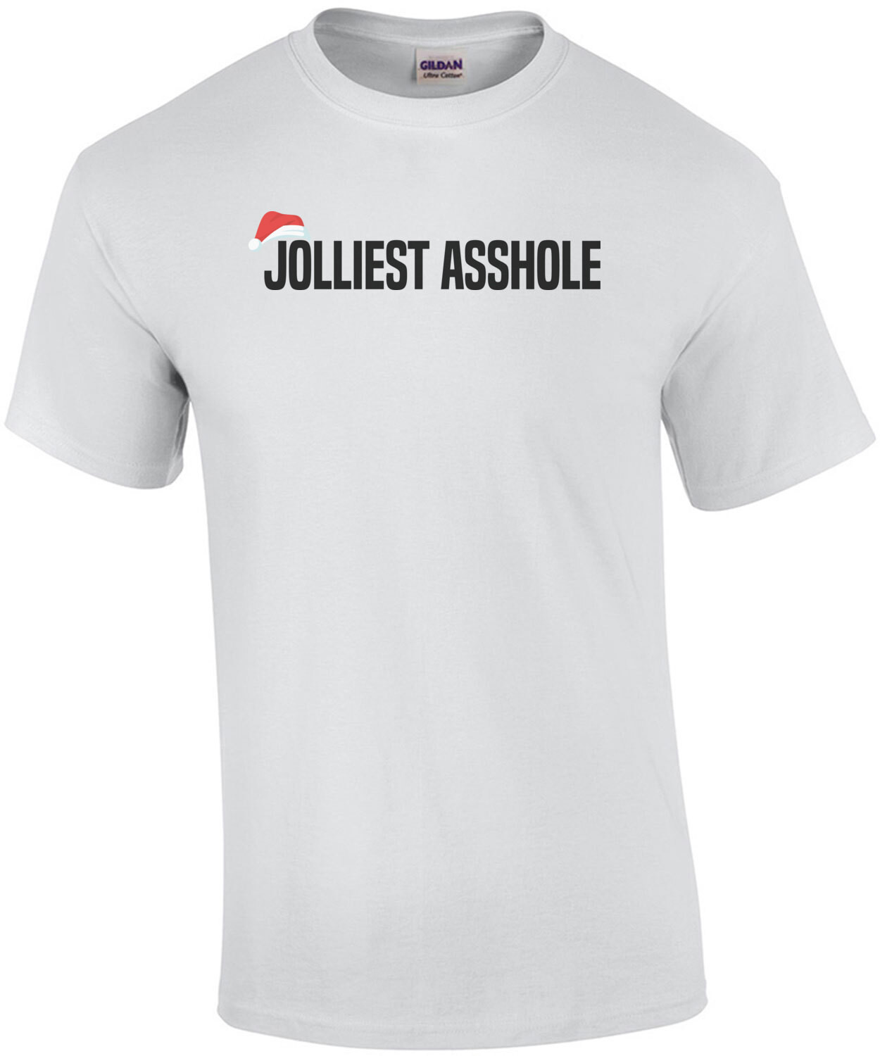 Jolliest Asshole - Funny Christmas T-Shirt