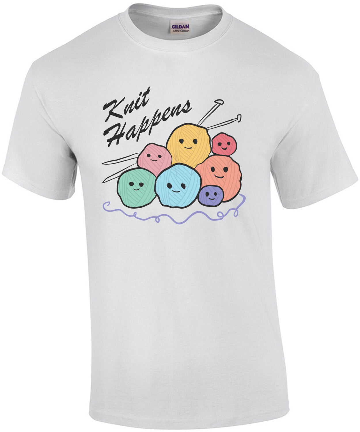 Knit Happens - pun t-shirt