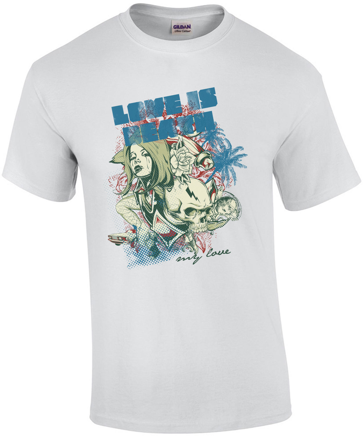 Live Is Death My Love Gothic T-Shirt