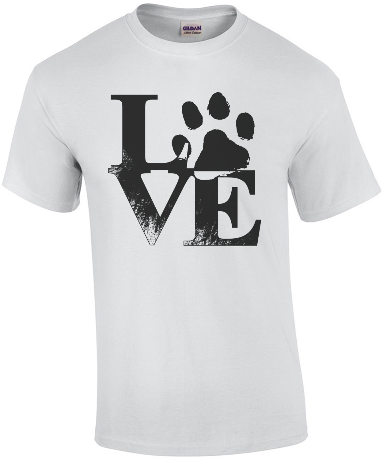 Love Dog Paw T-Shirt
