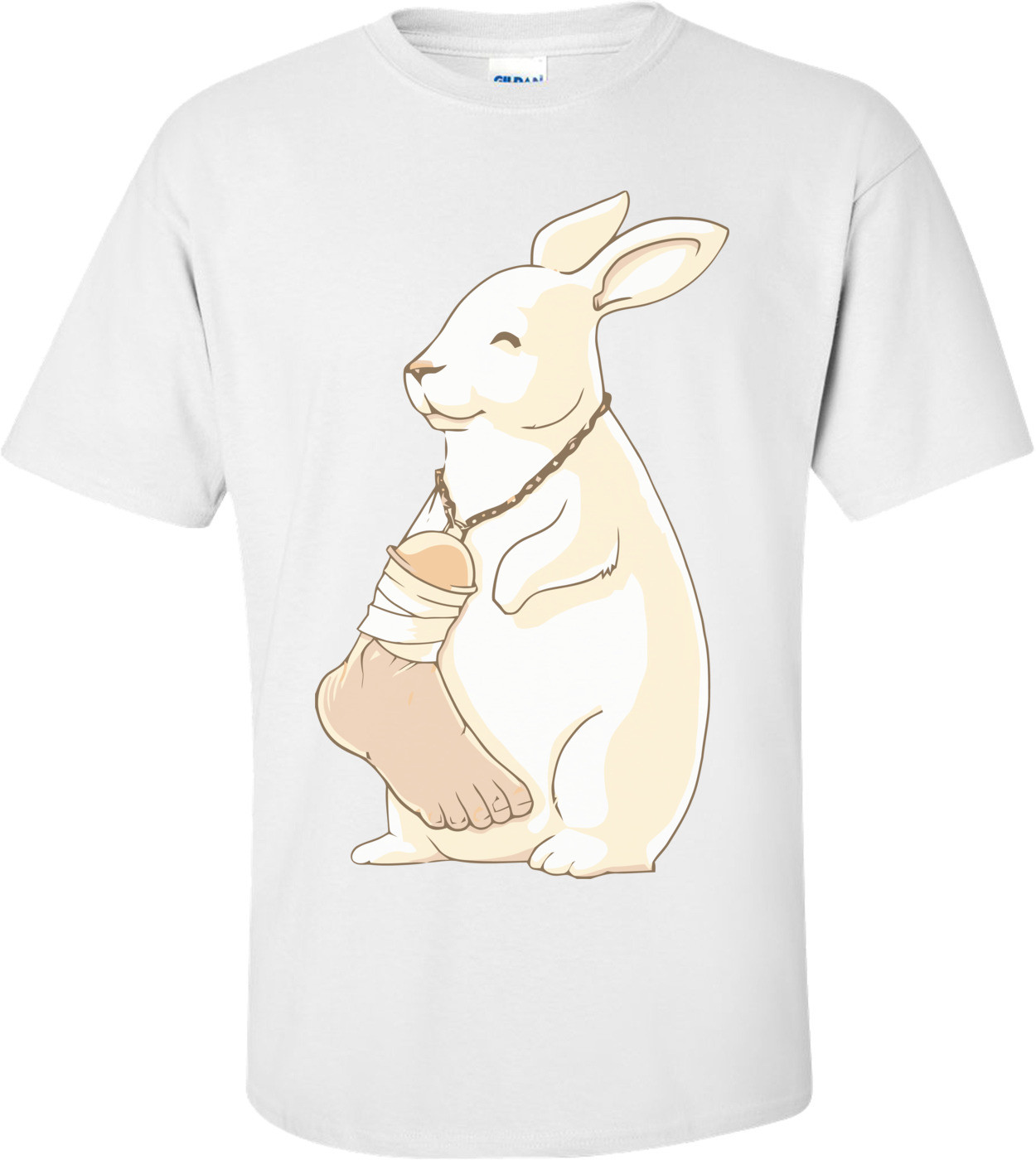Lucky Human Foot Cool T-shirt