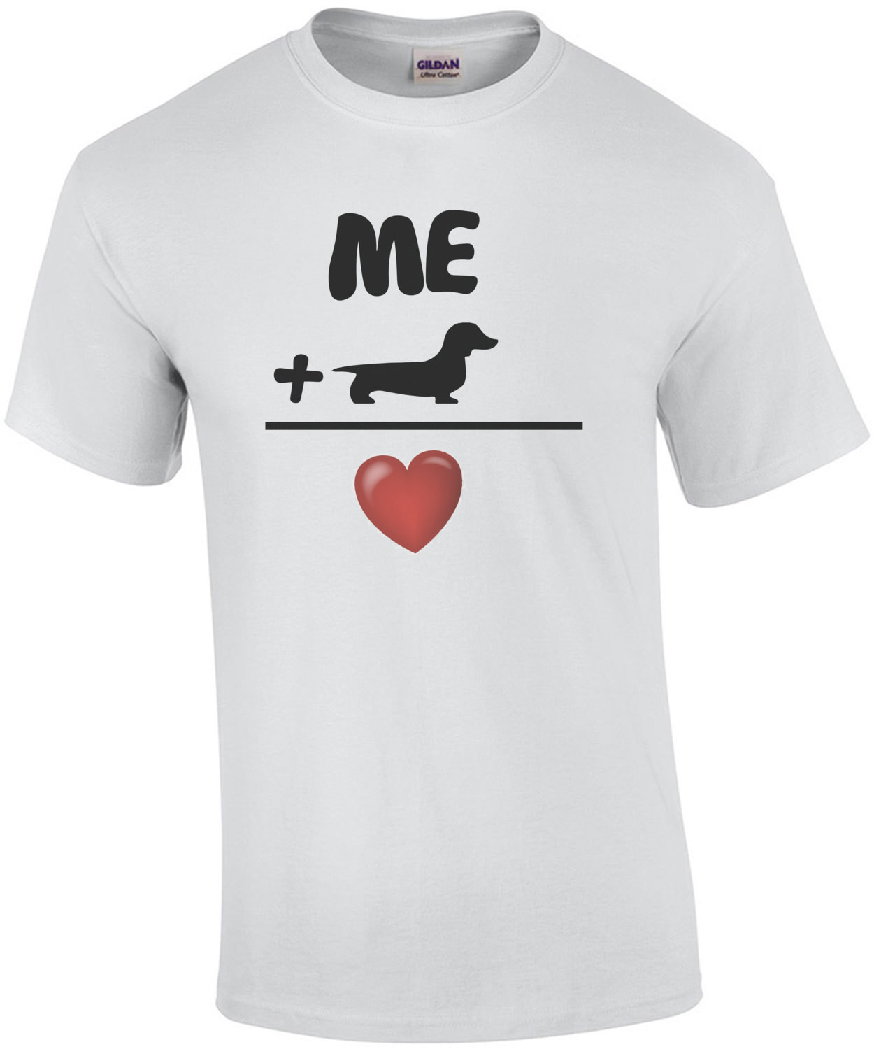 Me + Doxie. Love - Dachshund / Wiener Dog / Wiener / Weenie Dog / Weenie / Doxie T-Shirt