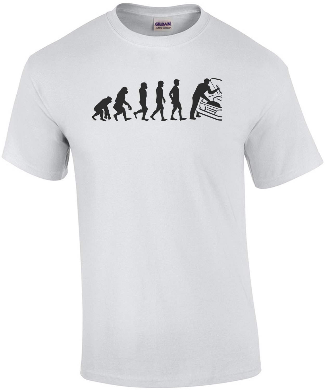 Mechanic Evolution - Funny Mechanic T-Shirt