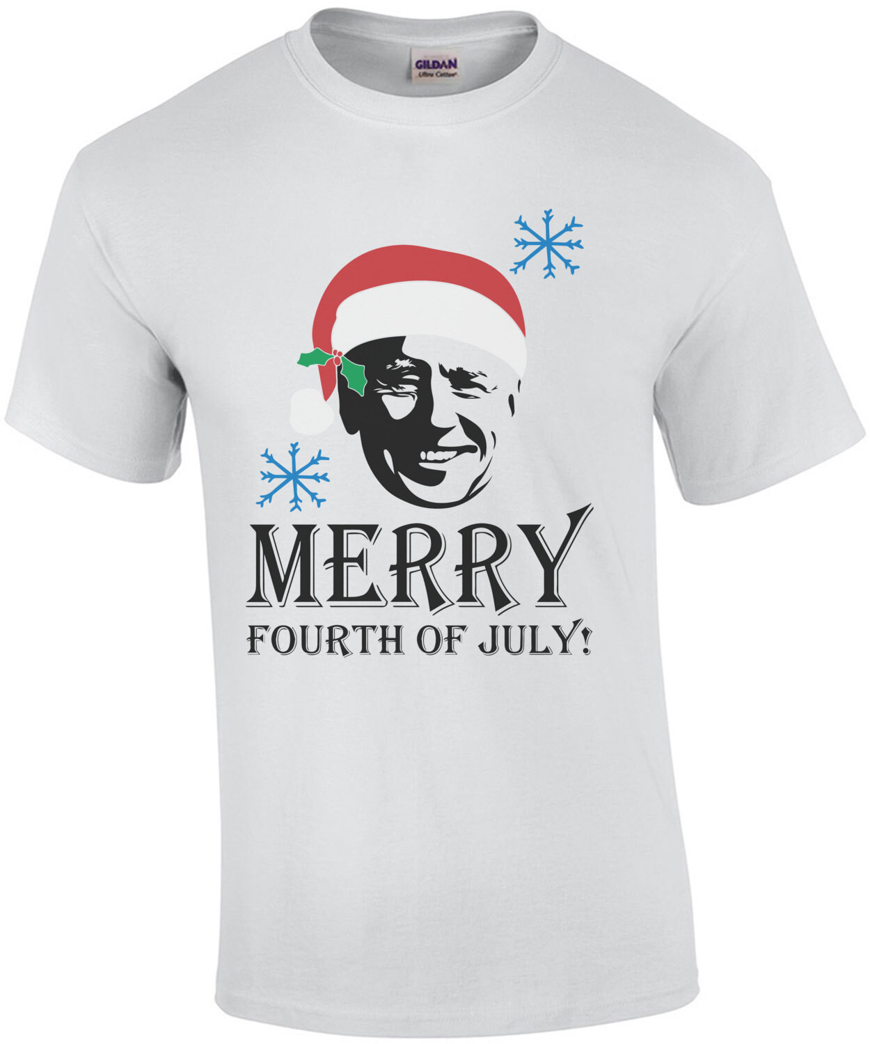 Merry 4th Of July (Christmas) Anti Biden Shirt