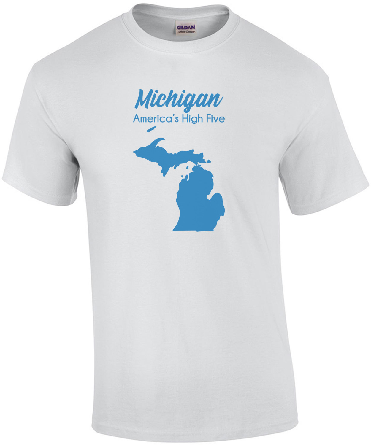 Michigan - America's High Five - Michigan T-Shirt