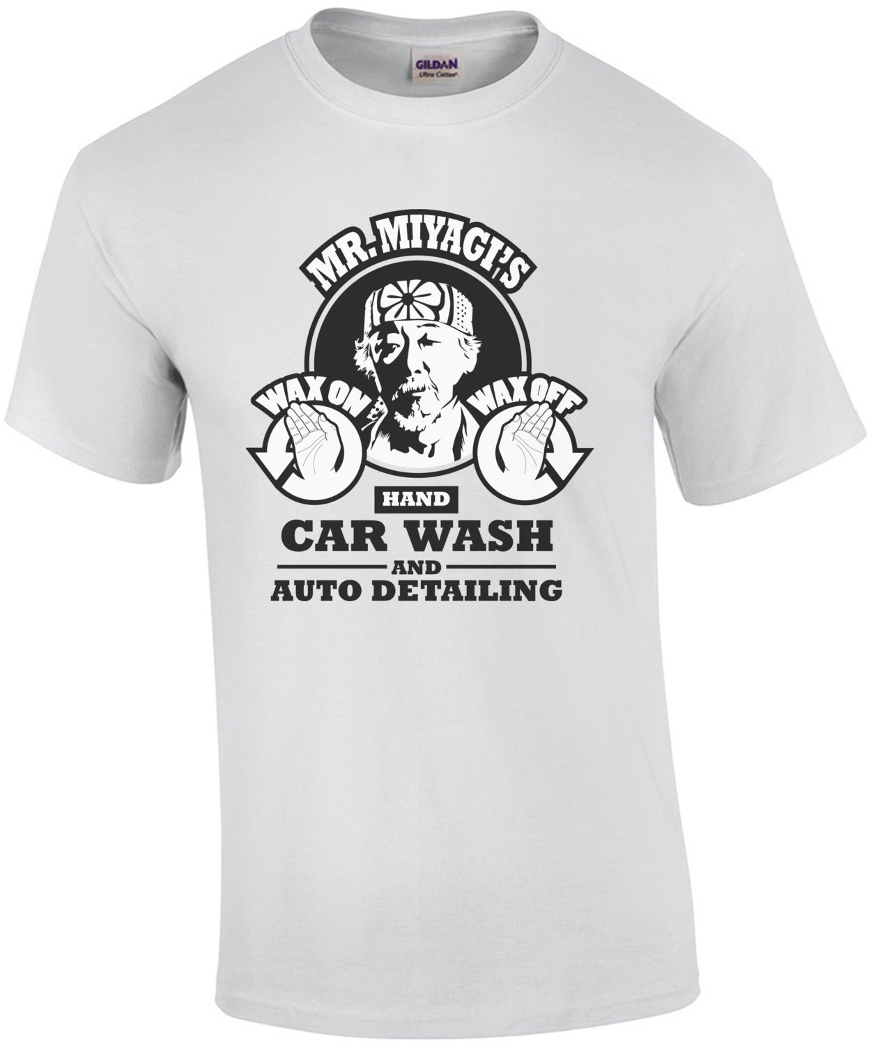 Mr. Miyagi's Hand Car Wash and Auto Detailing - Funny Karate Kid T-Shirt