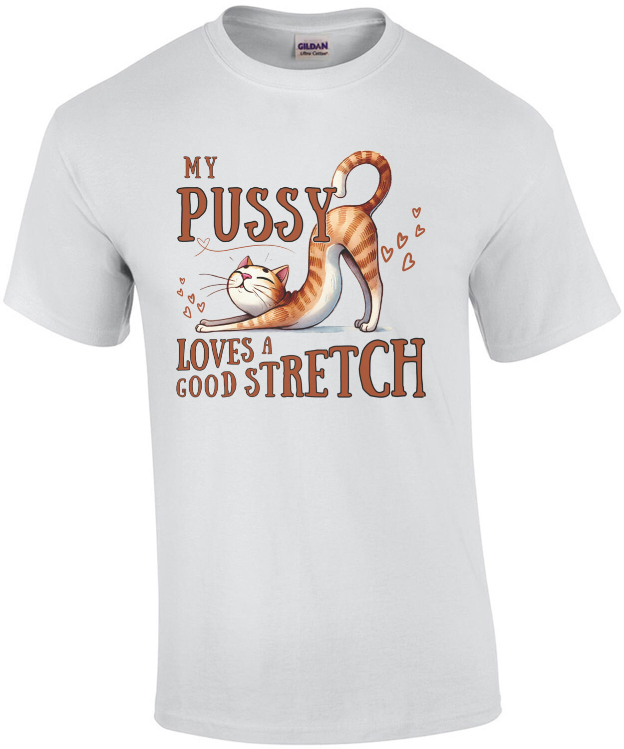 My Pussy Loves a Good Stretch - Inappropriate Offensive Shirt for Women