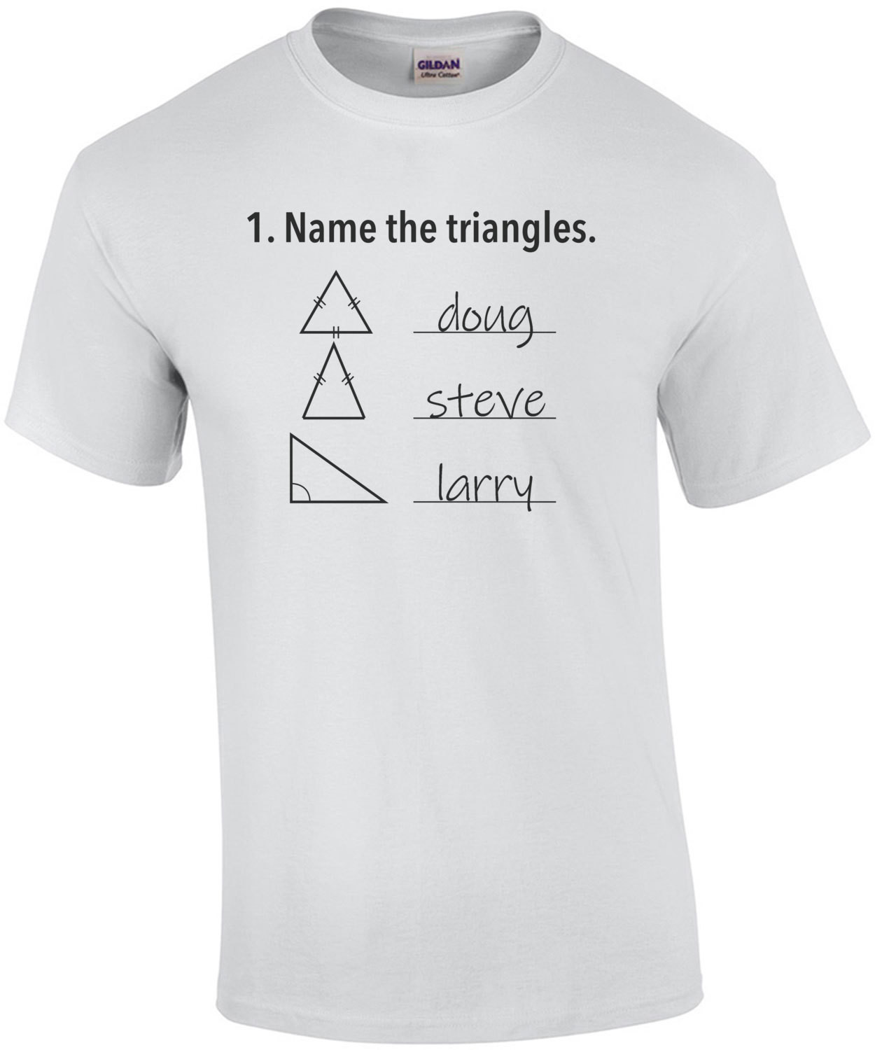 Name the triangles. Funny T-Shirt
