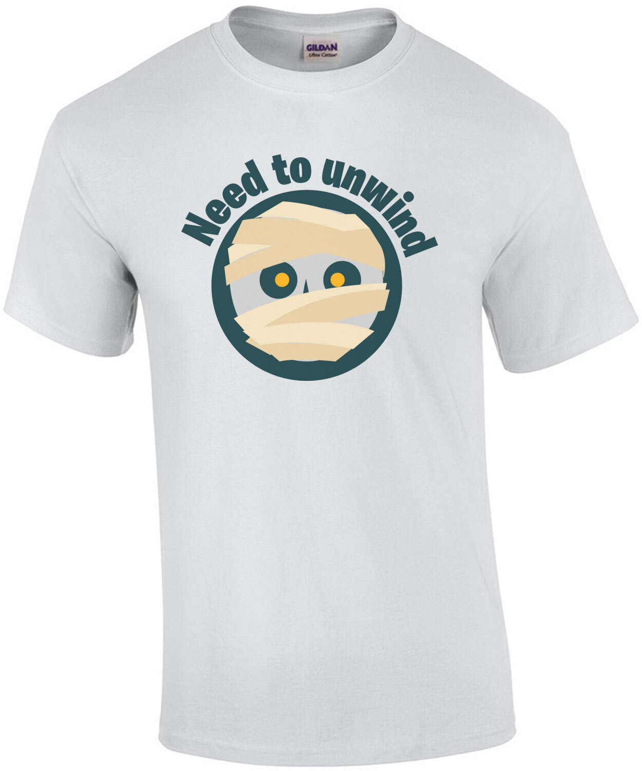Need to unwind - Halloween mummy t-shirt