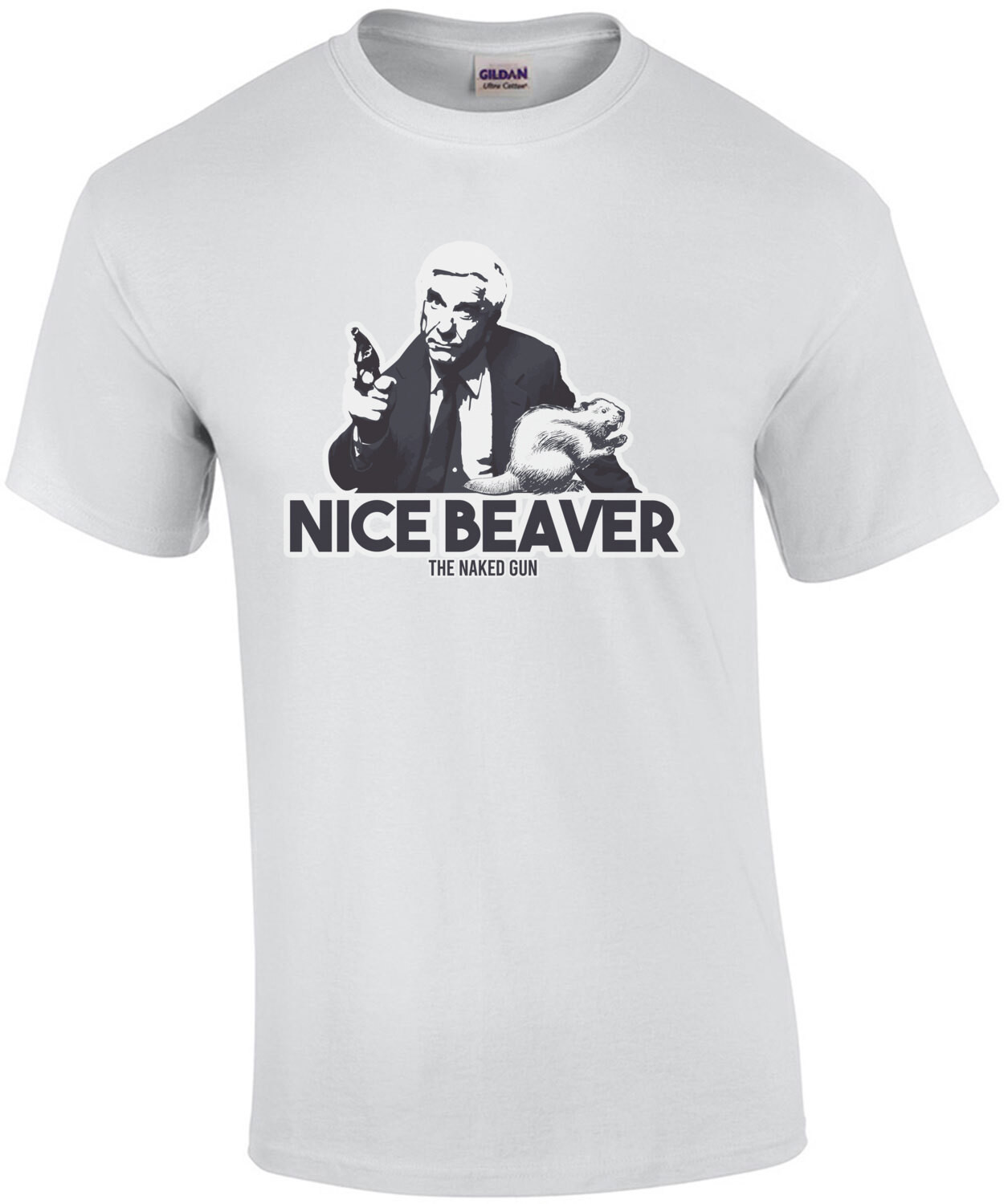 Nice Beaver - The Naked Gun - 80's T-Shirt