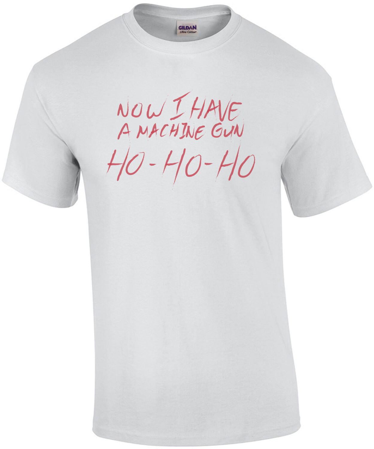 Now I have a machine gun Ho Ho Ho - Die Hard 80's Christmas T-Shirt