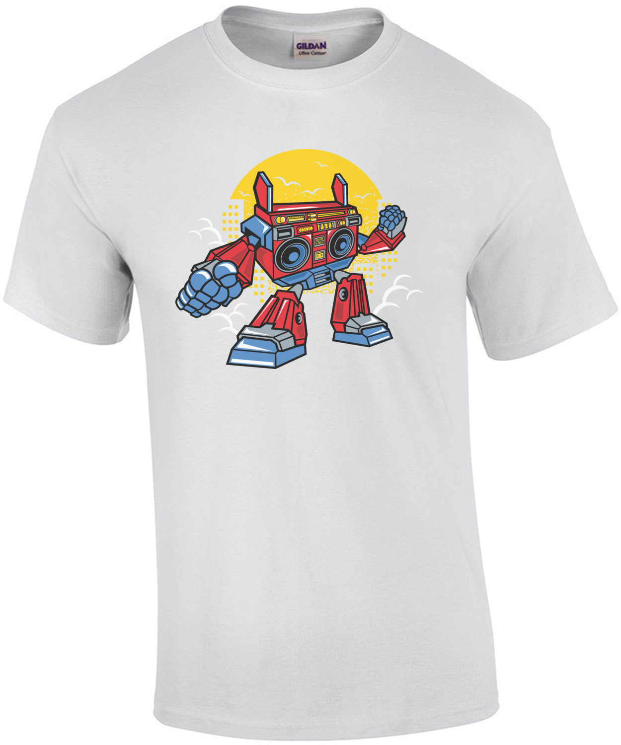 Old School Boombox Robot T-Shirt