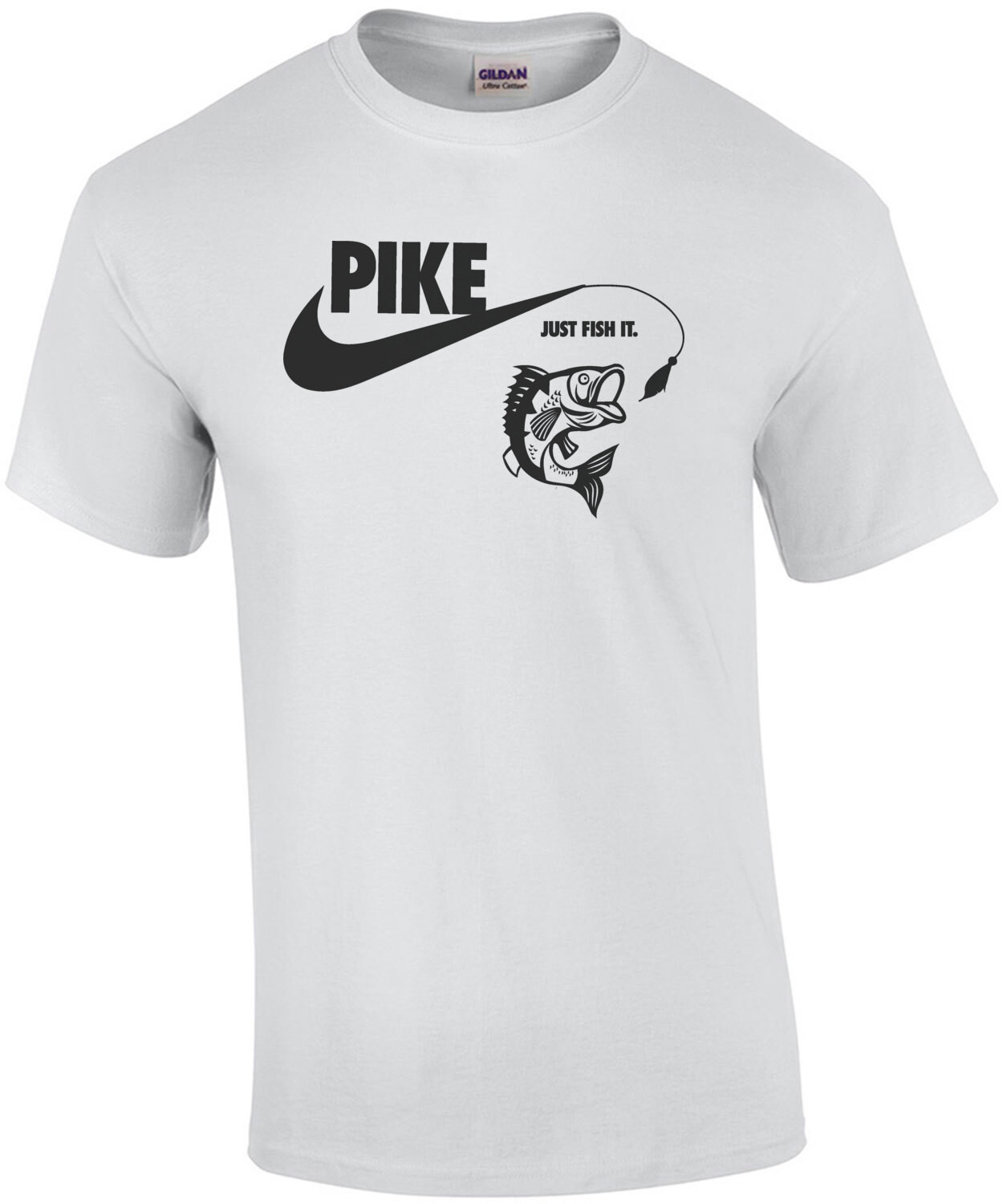 Pike Just Fish It - funny fishing t-shirt