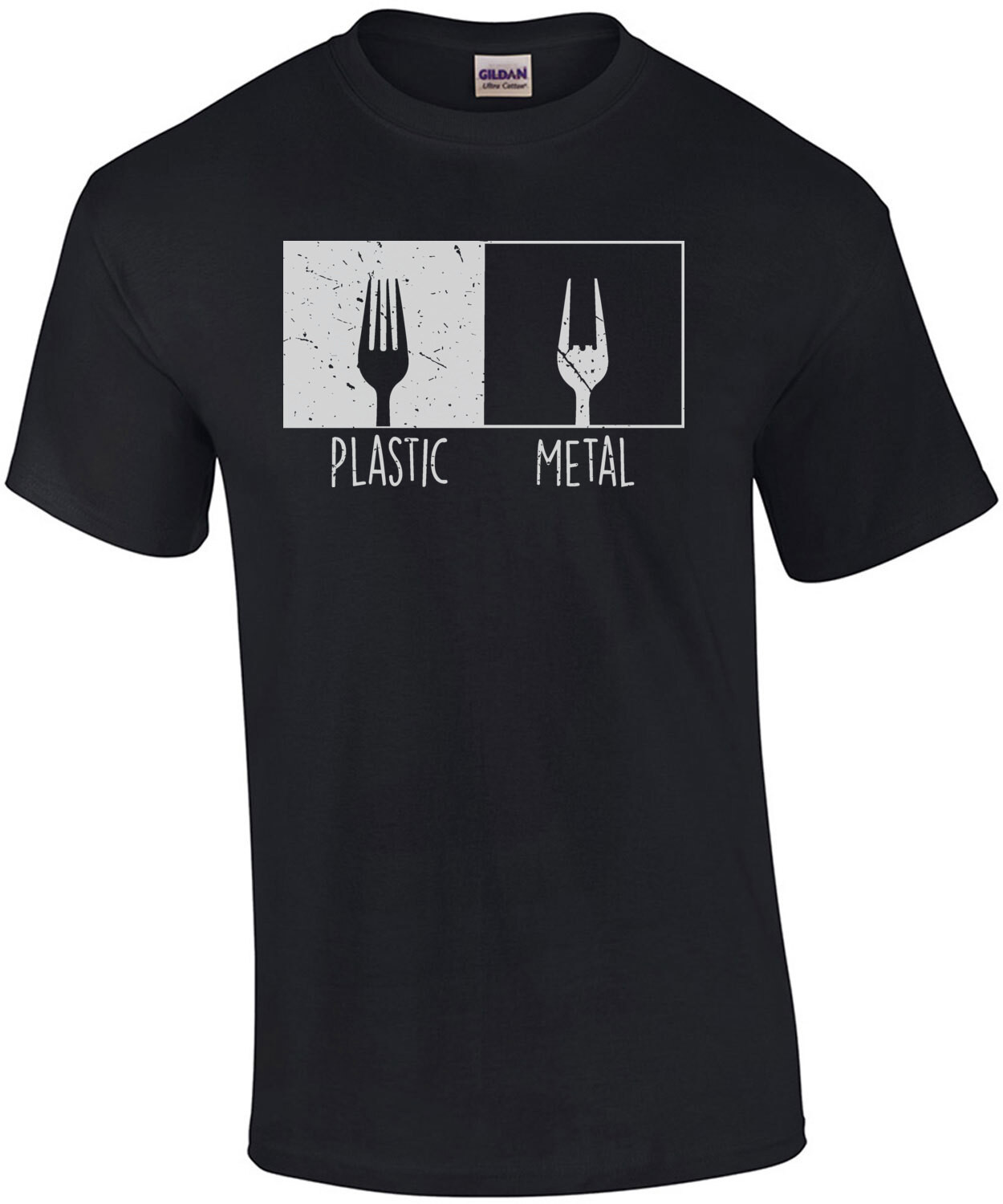 Plastic Metal - Heavy Metal T-Shirt