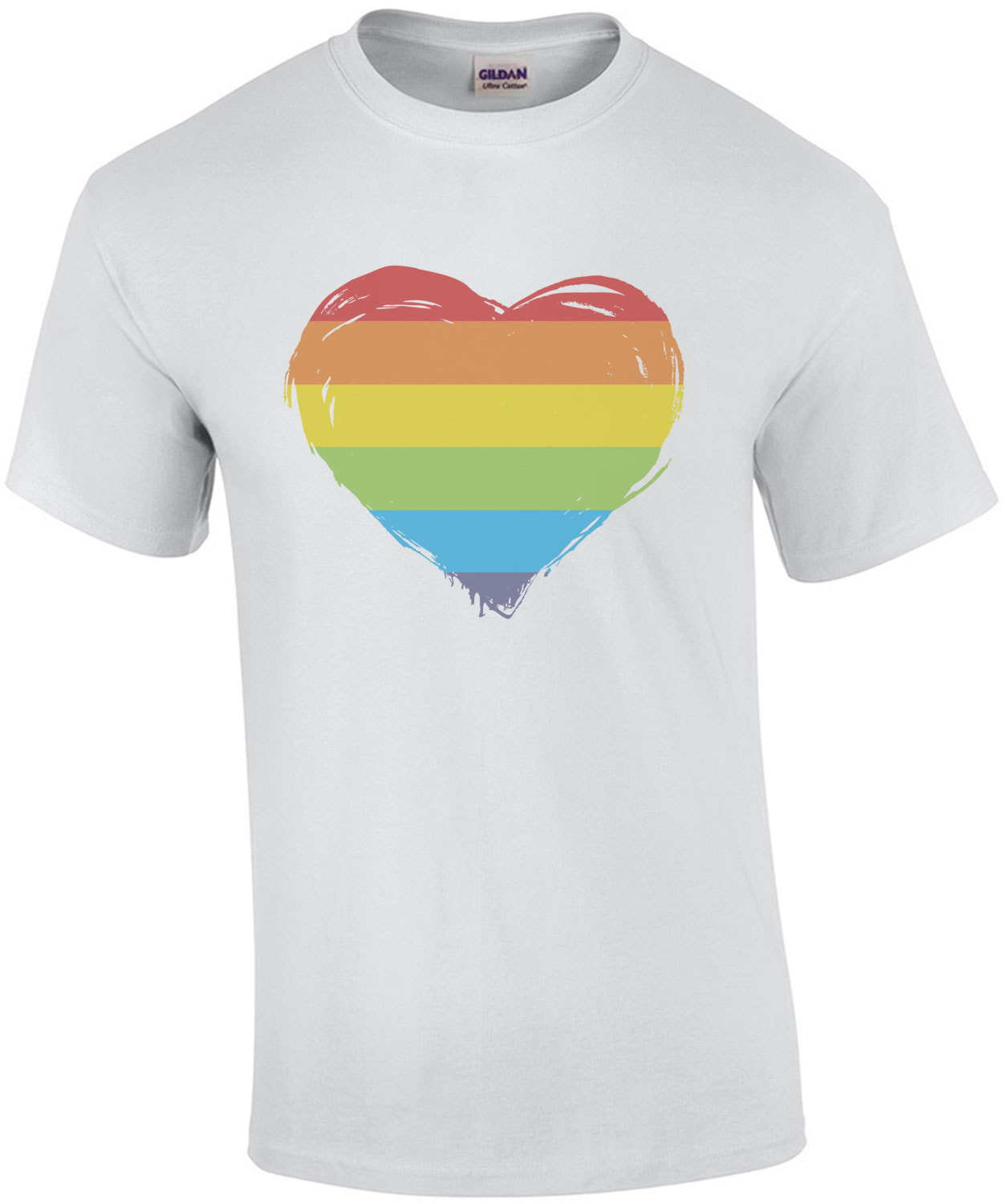 Rainbow Heart - Gay Pride T-Shirt