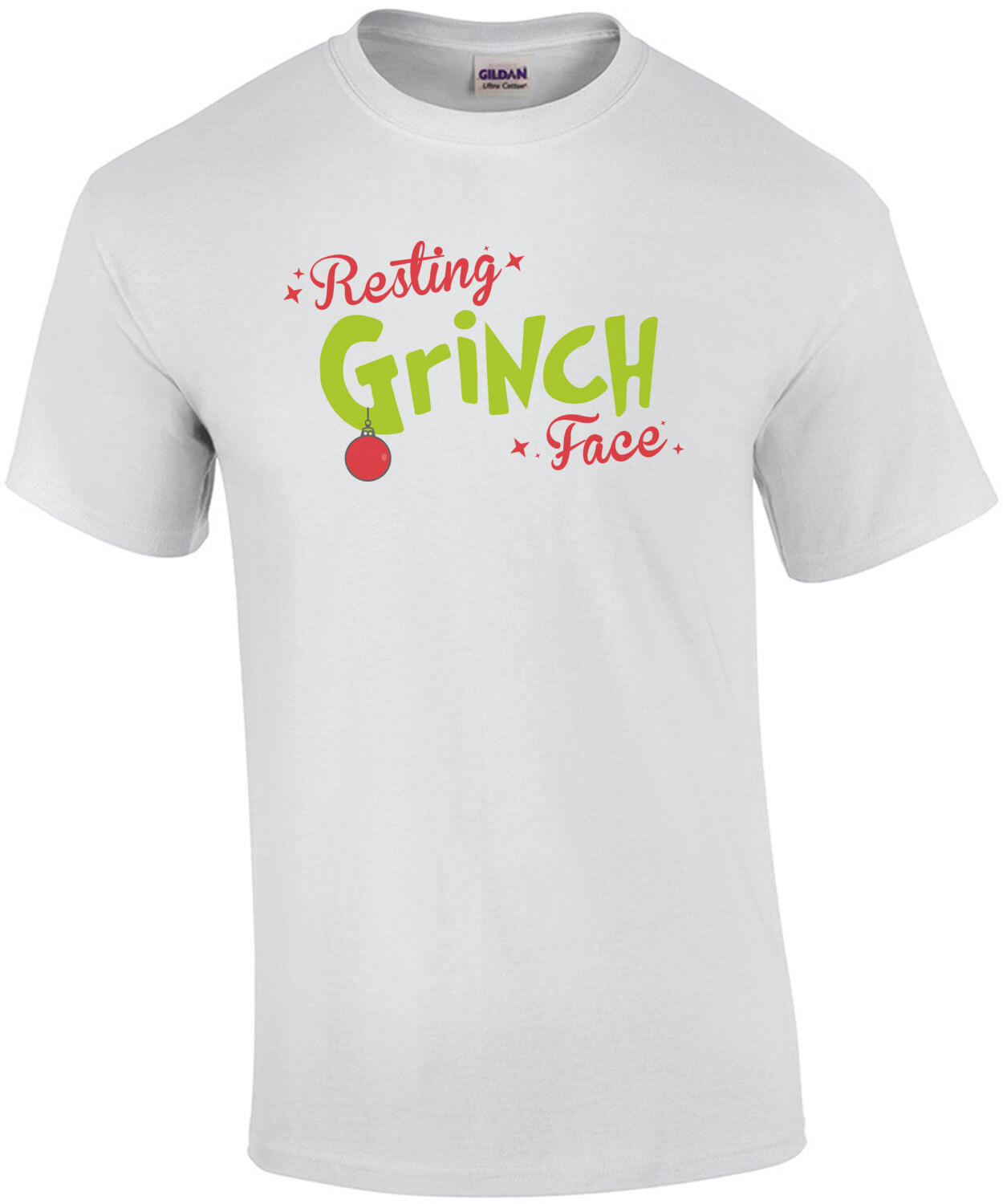 Resting Grinch Face - Funny Christmas T-Shirt