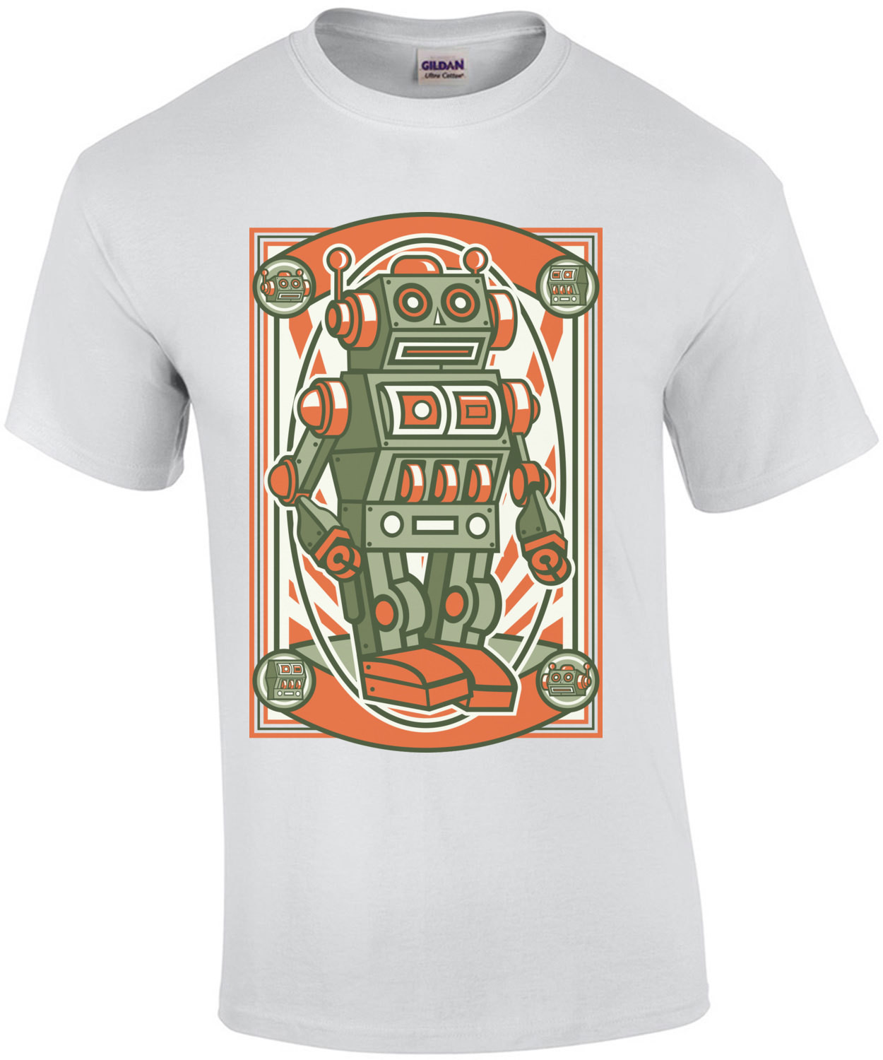 Retro Cartoony Robot T-Shirt