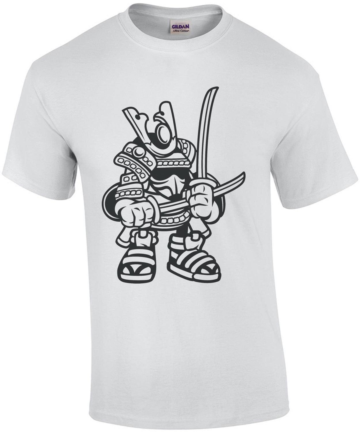 Retro Cartoony Samurai T-Shirt