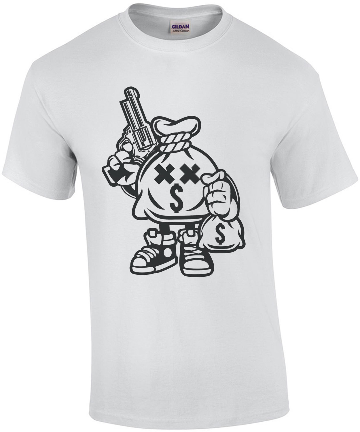 Retro Moneybag Robber T-Shirt