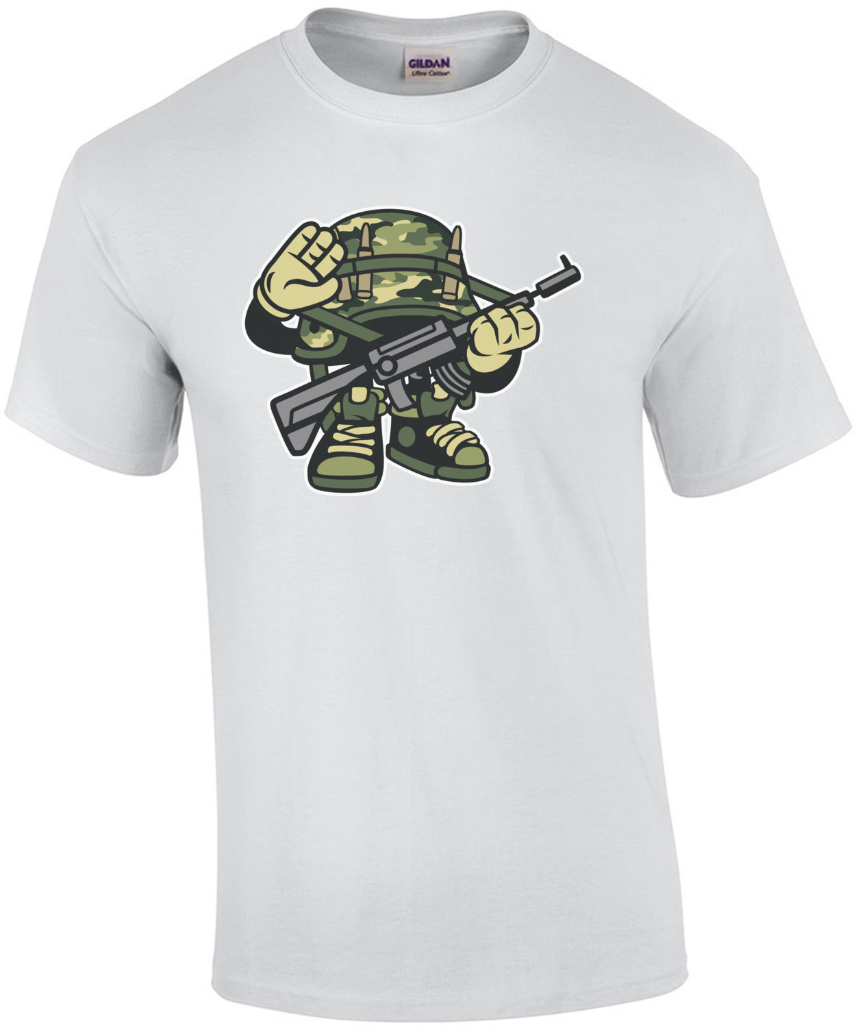 Retro Soldier Salute T-Shirt