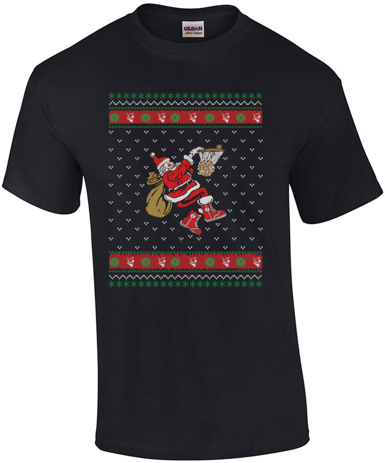 Santa Dunking Ugly Christmas Sweater