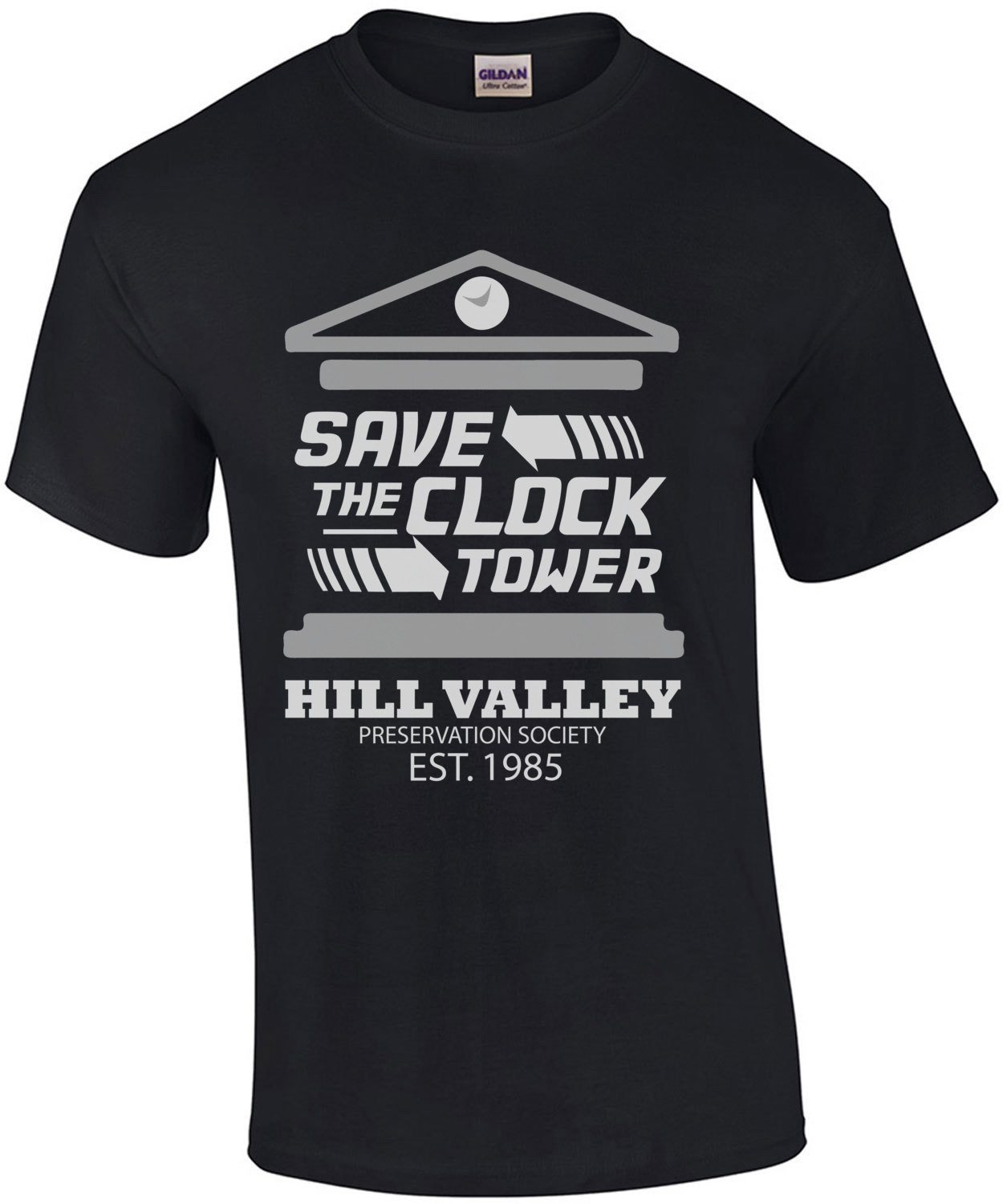 Save the clock tower - Hill Valley - Back to the future t-shirt