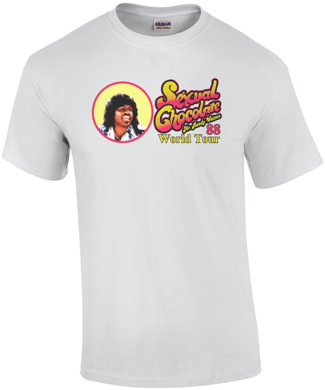 Sexual Chocolate - Mr. Randy Watson 88 World Tour - Coming To America - 80's T-Shirt