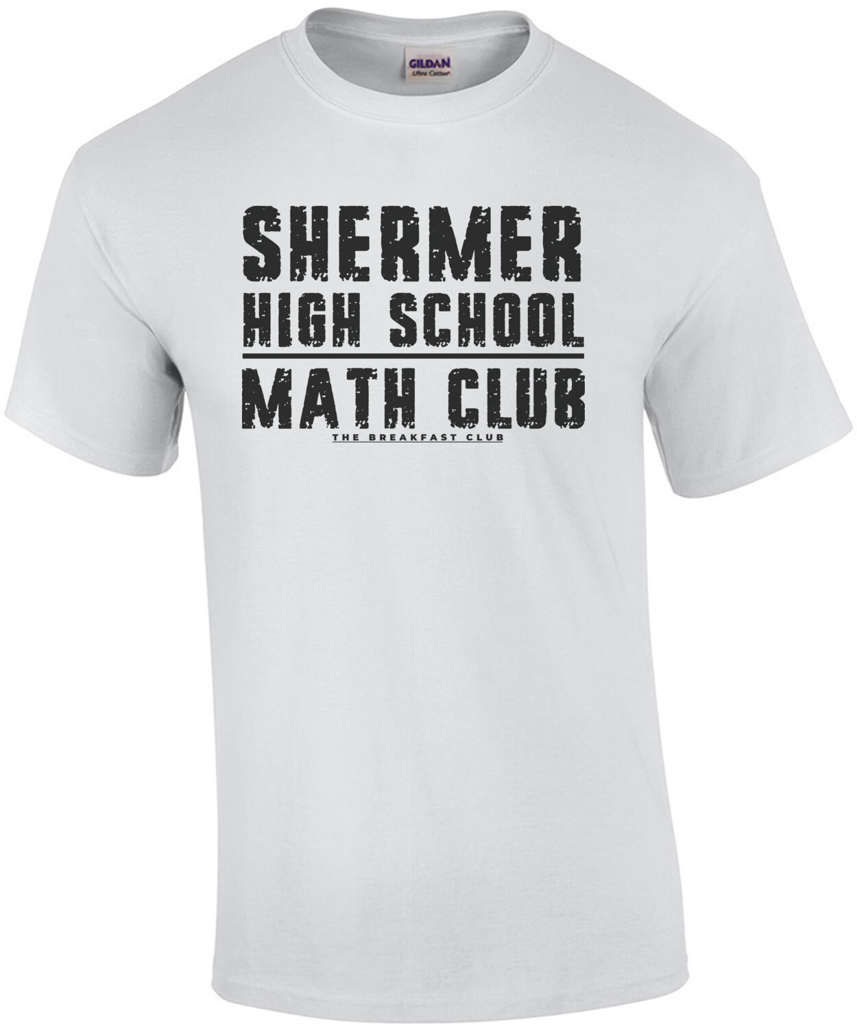 Shermer High School - Math Club - The Breakfast Club - 80's t-shirt
